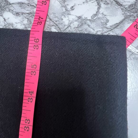 Akris Plaid Wool Flannel sheath dress zip front Sz 4 - Picture 9 of 10